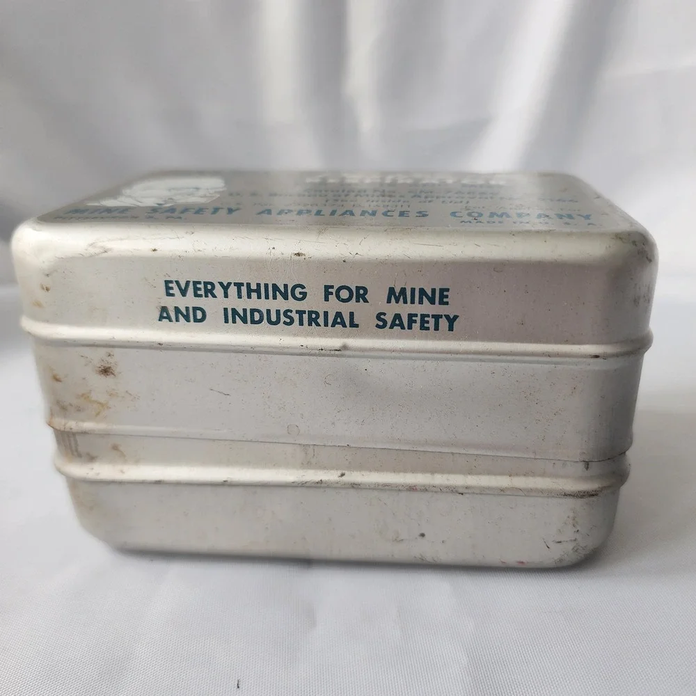 MSA‎ Dustfoe 66 Respirator Dust Mist Filter Mask Vintage Mining Work Safety MCM